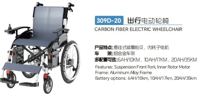 KANGFUWO 309D-20 Electric Wheelchair