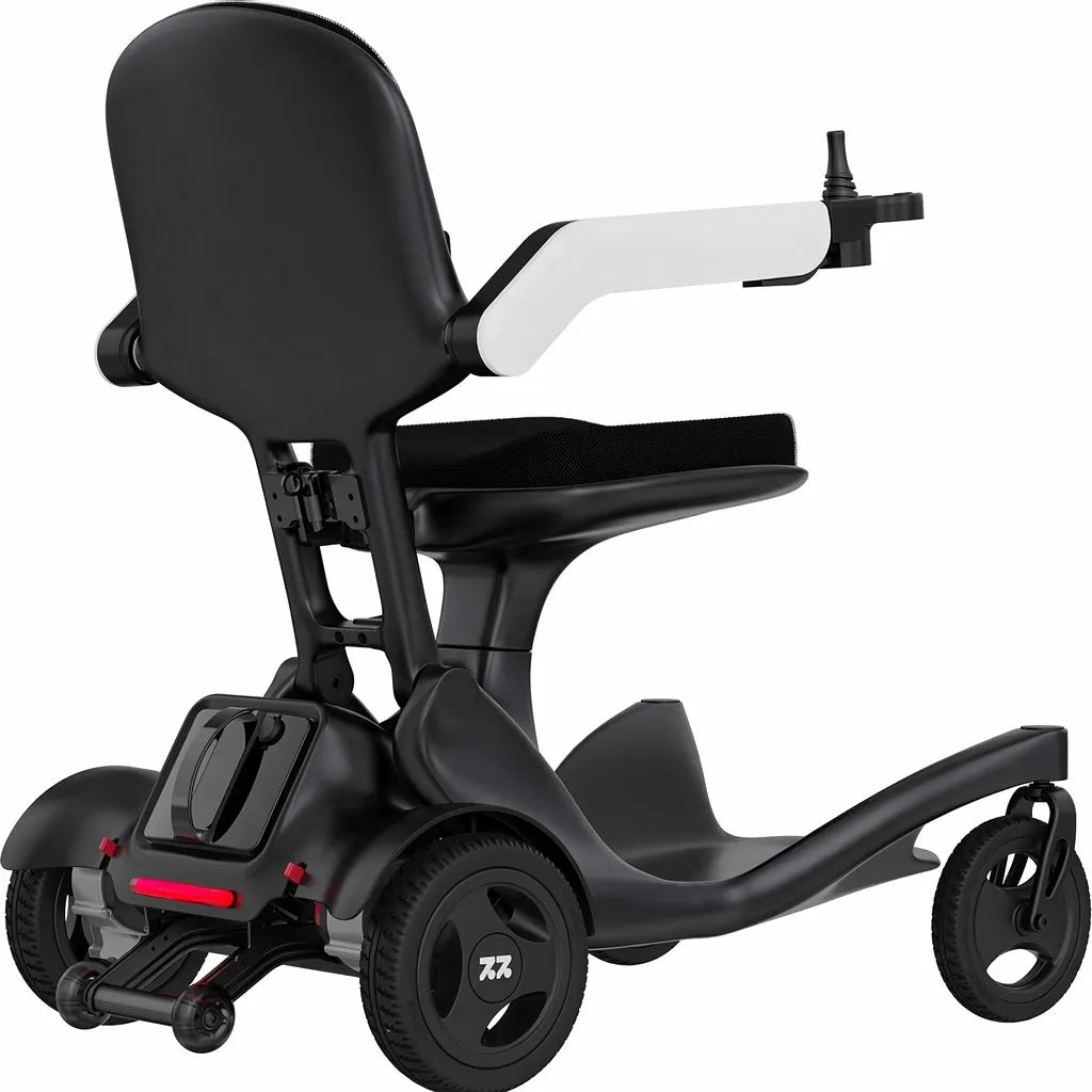 KANGFUWO P2 Carbon Fiber Electric Wheelchair - rear 3/4 view